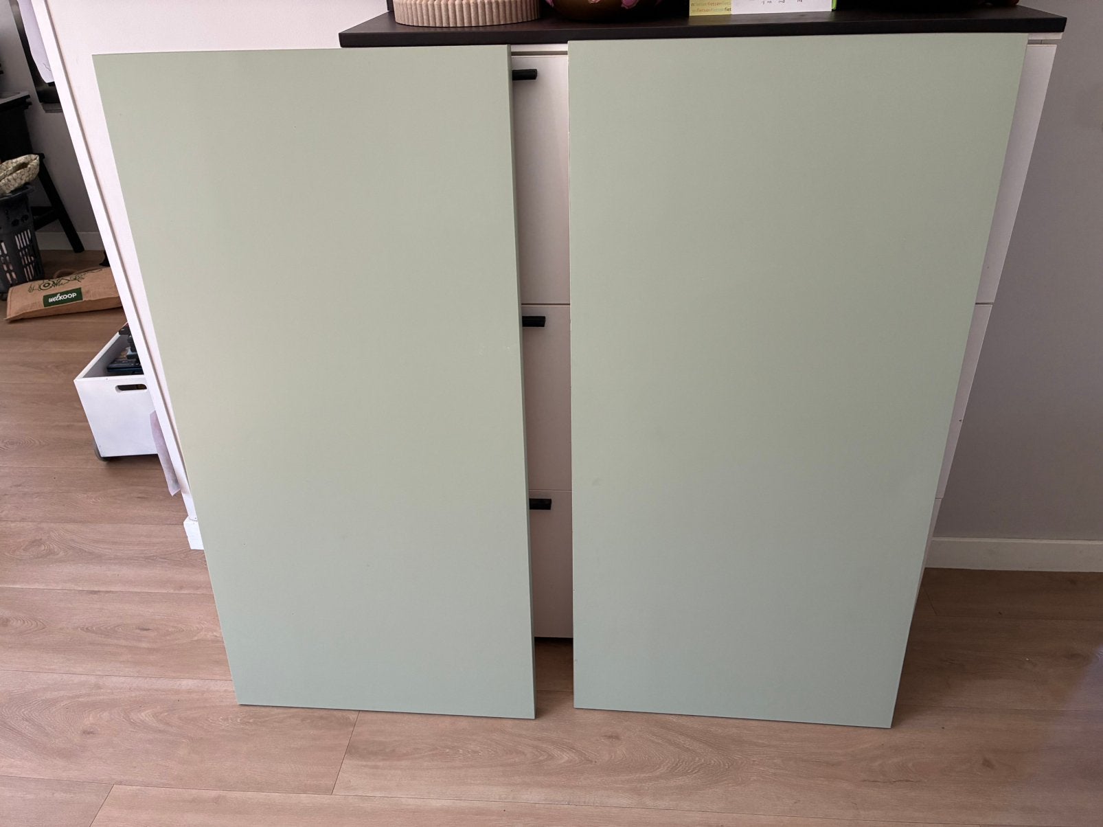Ikea Lagkapten bureaublad werkblad 2x, Ophalen, Zo goed als nieuw