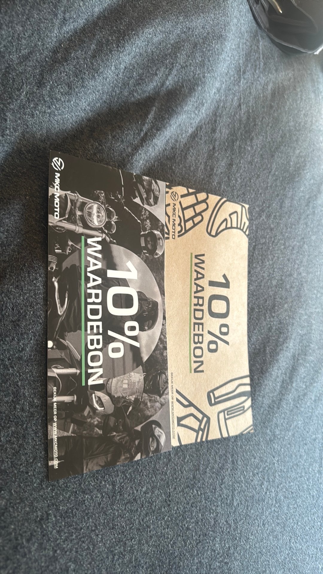 Mkc kortingsbon T.W.V 10%, Motoren, Ophalen, Nieuw