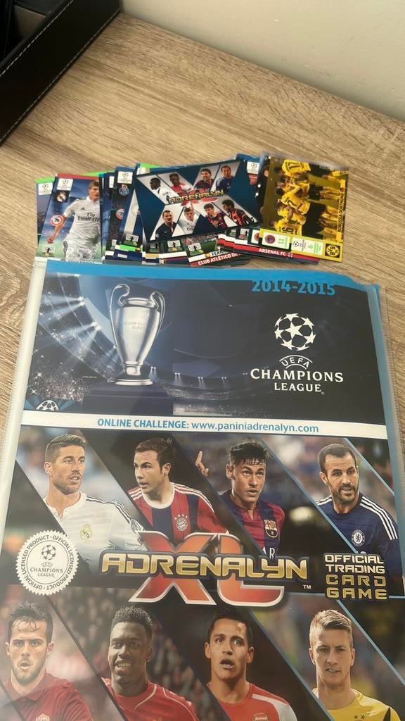 Panini Adrenalyn XL Champions League - 14/15 - 73% compleet, Ophalen of Verzenden, Zo goed als nieuw, Meerdere plaatjes