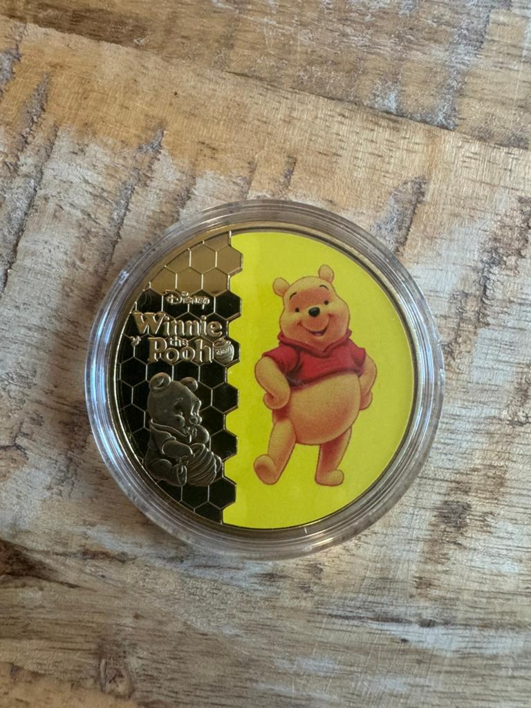 Walt Disney munt in capsule Winnie the Pooh, Ophalen of Verzenden, Frankrijk, Losse munt