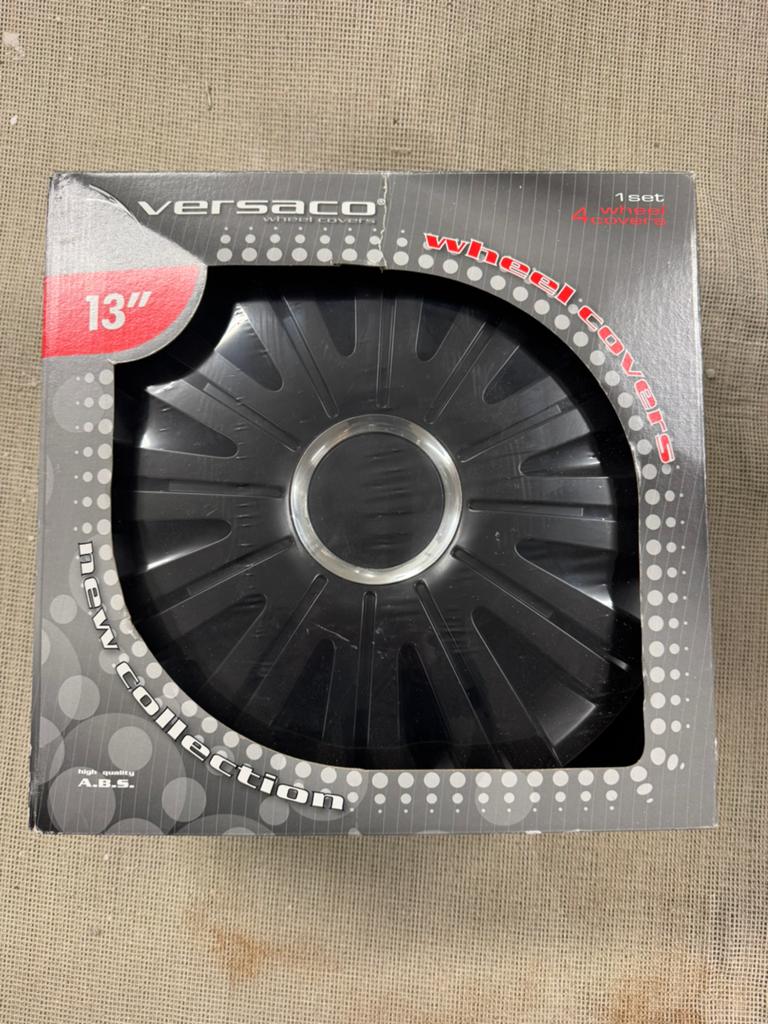 Wieldoppen set van 4 stuks. 13 inch kleur zwart, Auto diversen, Wieldoppen, Ophalen of Verzenden, Nieuw