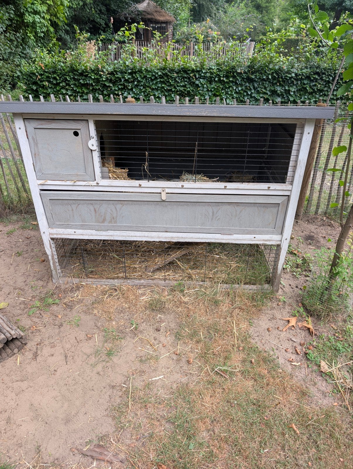 2 konijnenhokken te koop, Ophalen