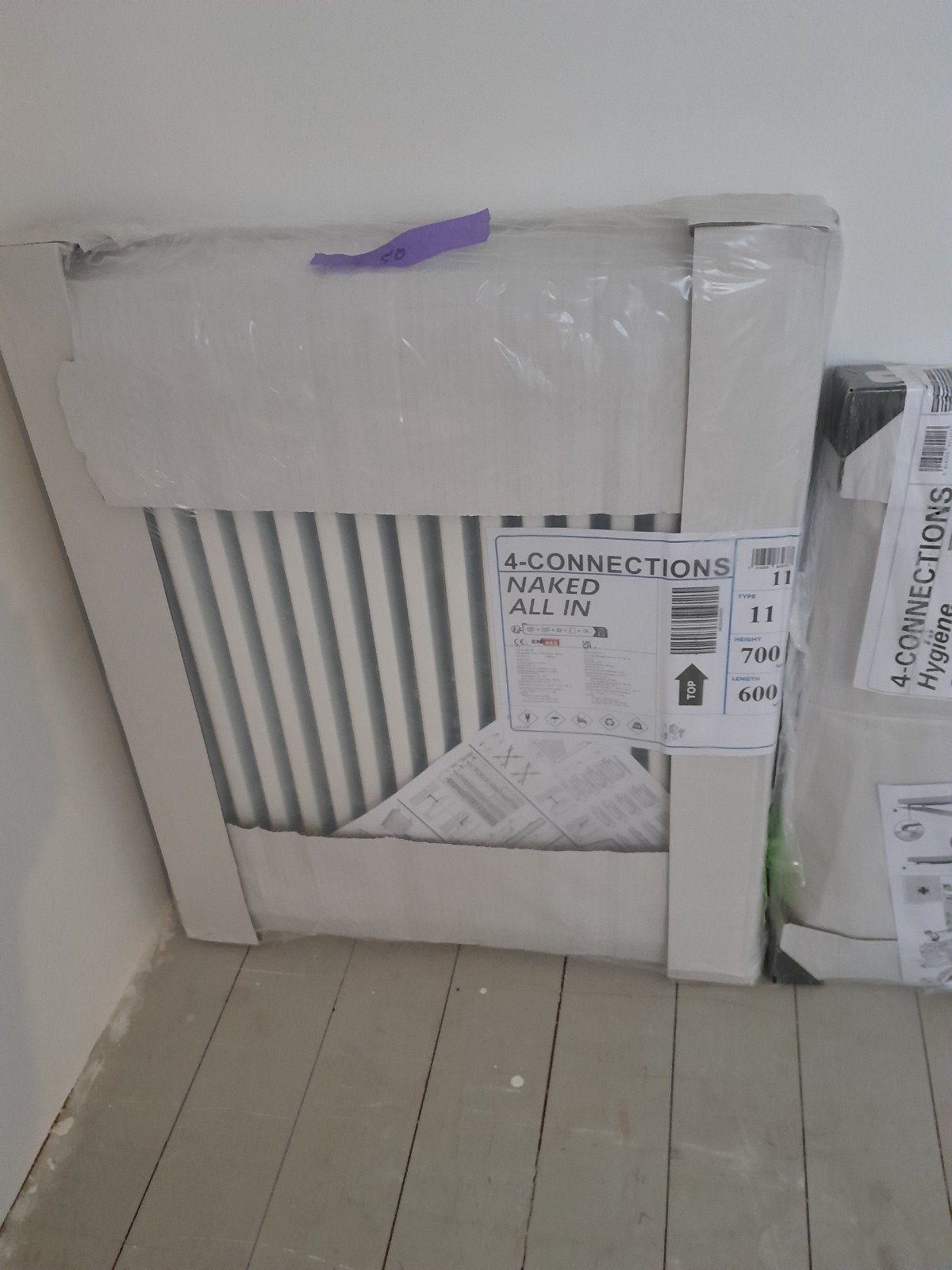Nieuwe radiator 700x600 mm - 4-Connections, Ophalen