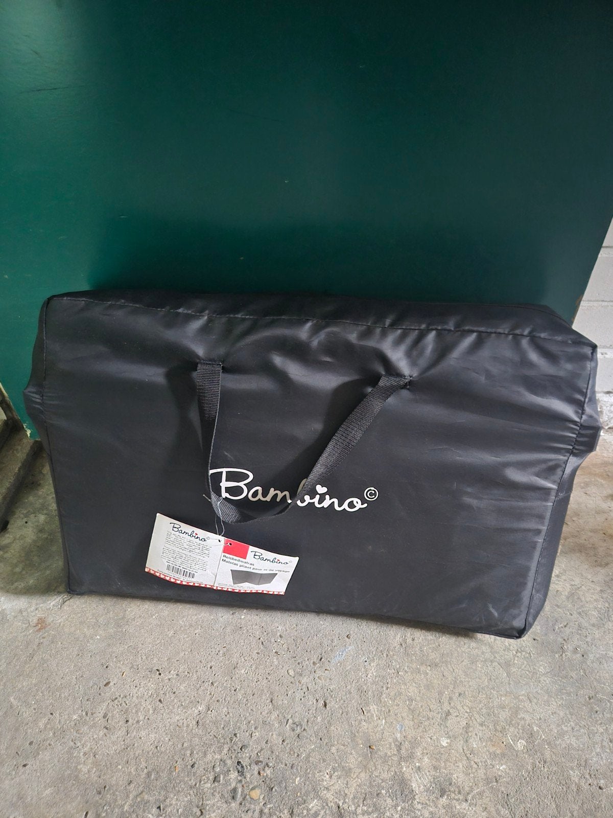Bambino reisbed matras 120x60x4 cm, Ophalen, Zo goed als nieuw, Reisbedje