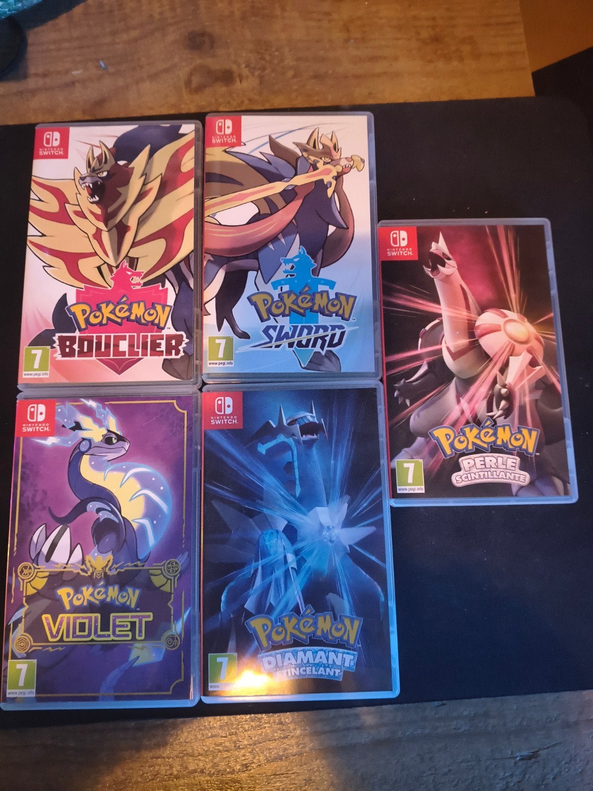 Pokémon Switch games: Sword, Shield, Violet, Diamond, Pearl, Spelcomputers en Games, Online, 1 speler, Ophalen of Verzenden, Zo goed als nieuw