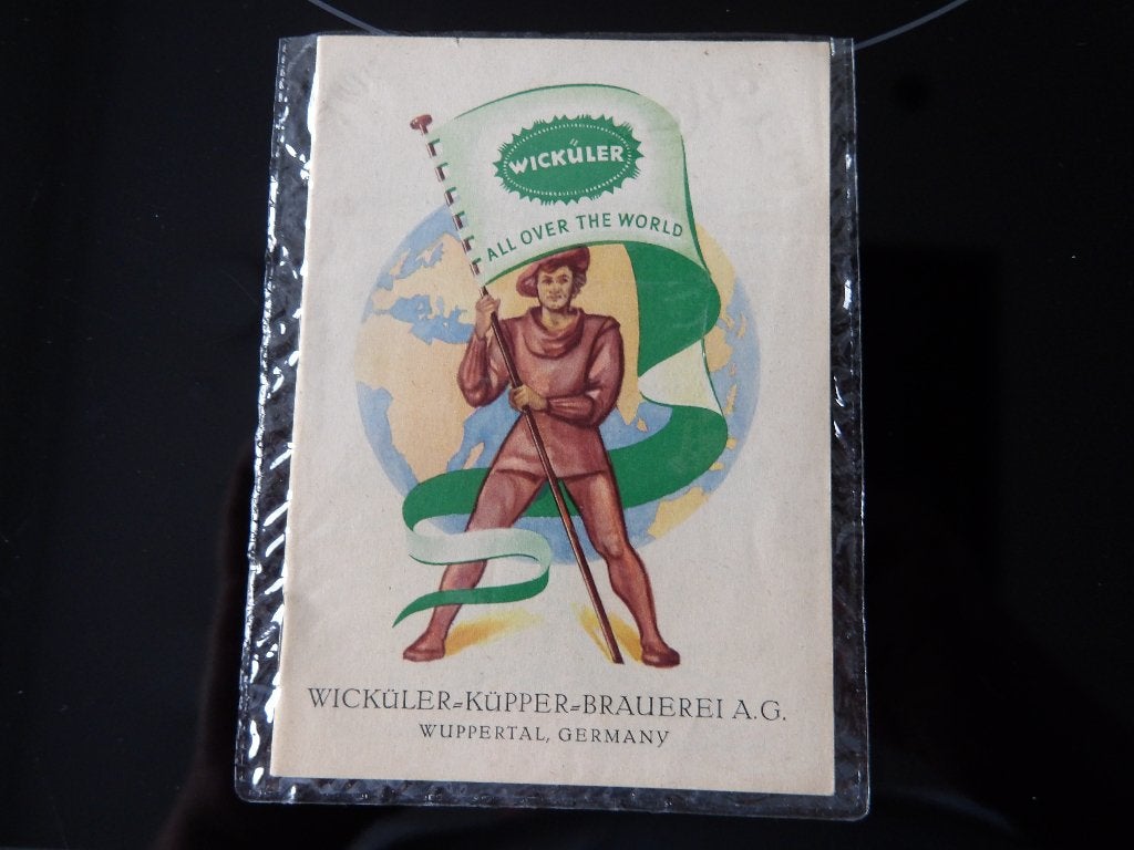 Vintage Wicküler-Küpper-Brauerei A.G. Reclamefolder, Ophalen of Verzenden, Zo goed als nieuw, Overige typen, Overige merken