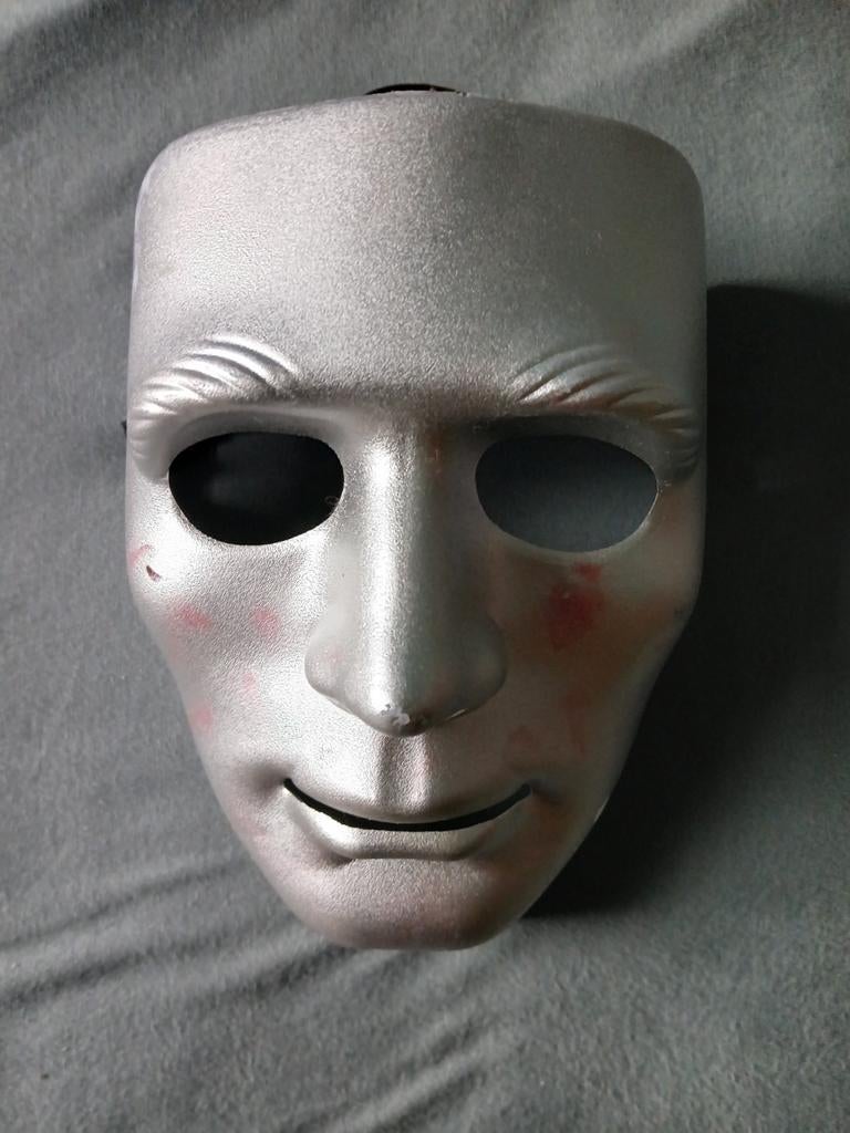 Zilverkleurig masker voor kinderen, Ophalen of Verzenden, Gebruikt, 104 of kleiner, Jongen of Meisje