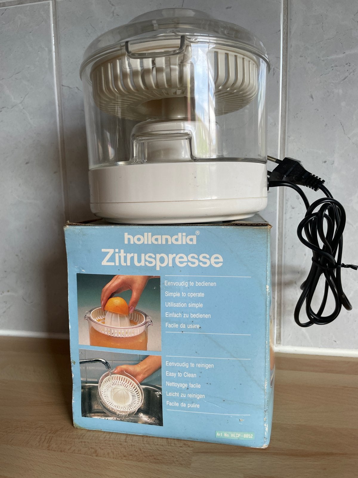 Hollandia Citruspers - Vintage en Functioneel, Witgoed en Apparatuur, Juicers, Nieuw, Citruspers, Elektrisch, Ophalen of Verzenden