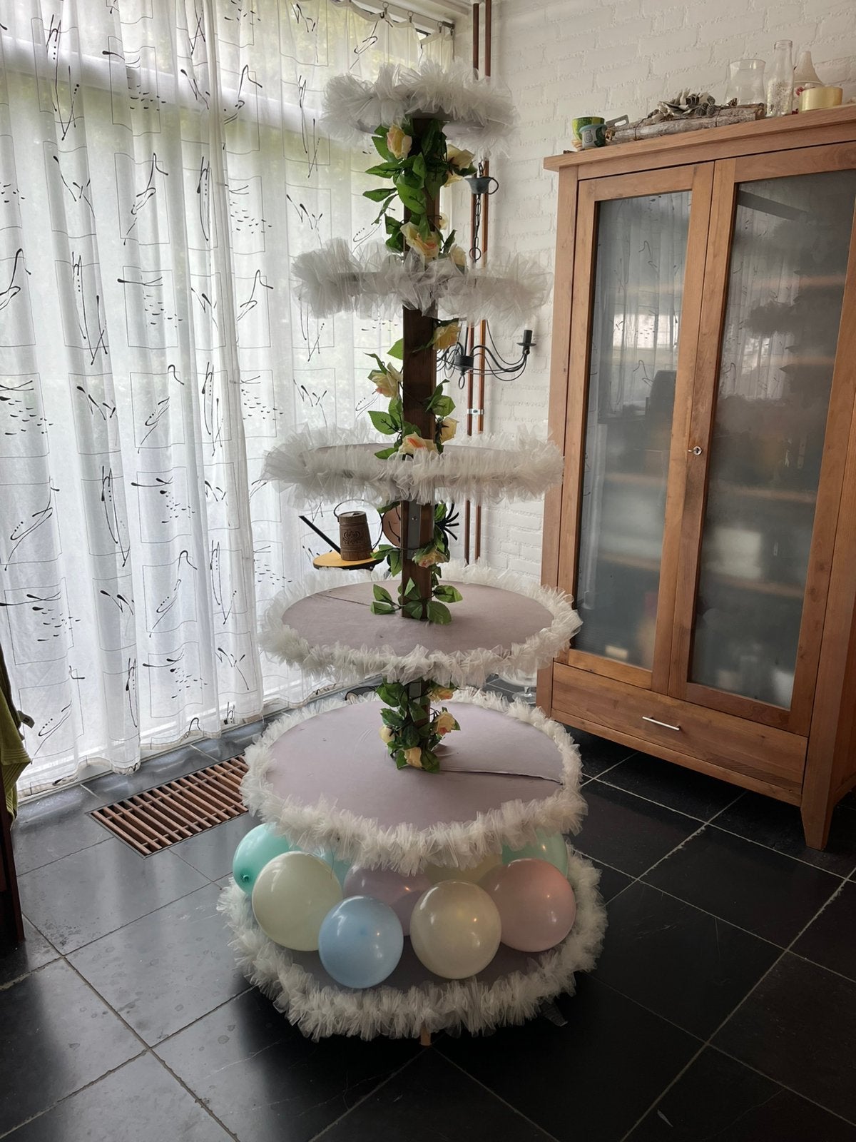 Kerstboom/etagere, Huis en Inrichting, Woonaccessoires | Zuilen en Pilaren, Ophalen, Gebruikt