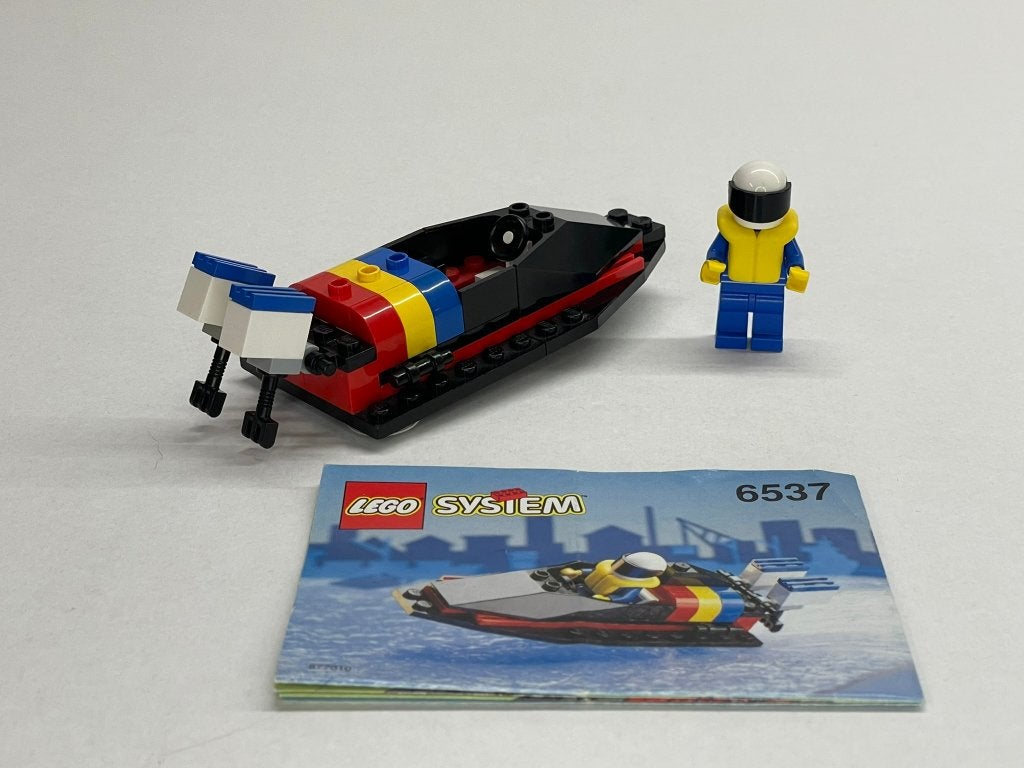 LEGO 6537 - Hydro Racer - 100% compleet, City, Lego, Ophalen of Verzenden, Zo goed als nieuw