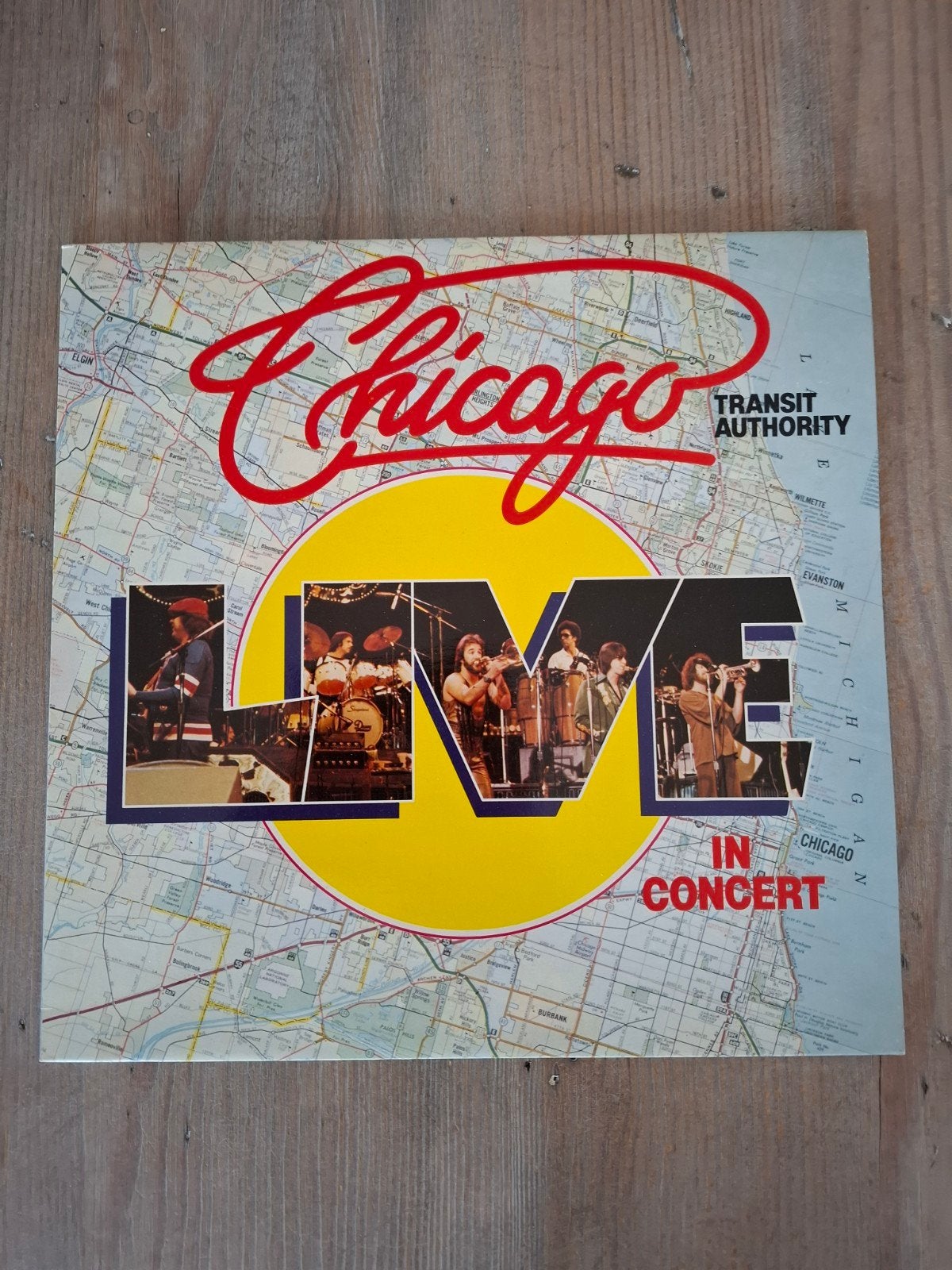 Chicago Live in Concert lp, Ophalen of Verzenden, Gebruikt, LP