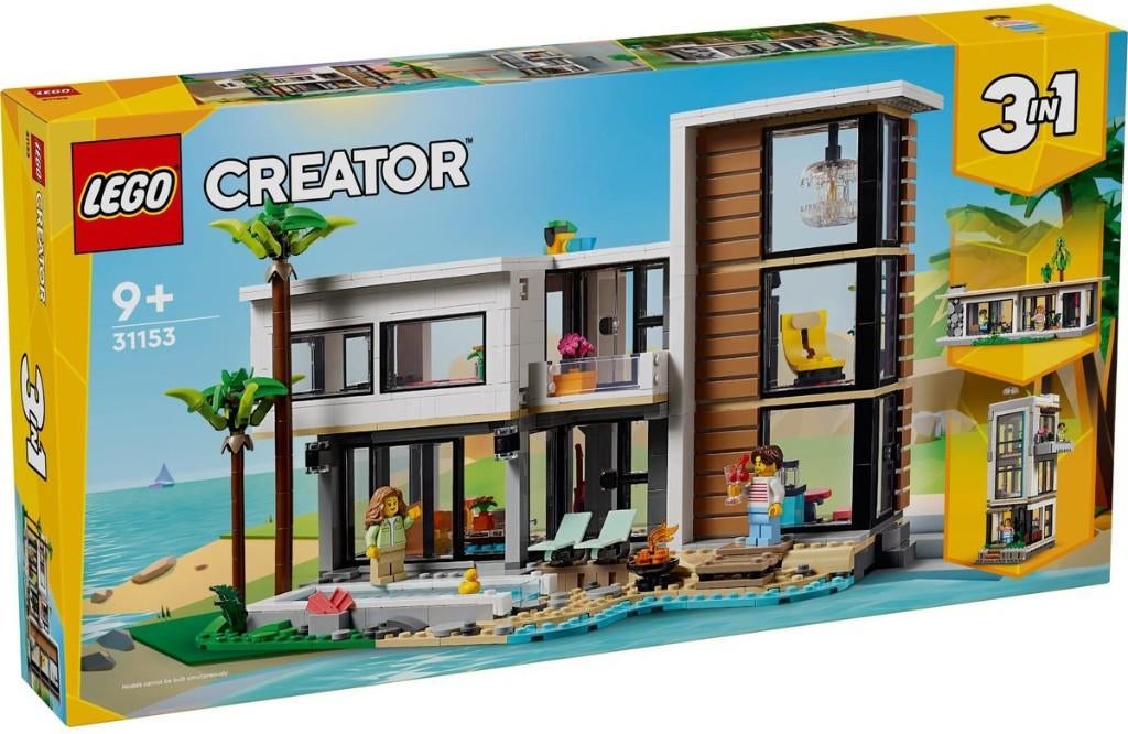 Lego Creator - 31153 - Modern Huis * NIEUW *, Kinderen en Baby's, Speelgoed | Duplo en Lego, Lego, Nieuw, Ophalen of Verzenden