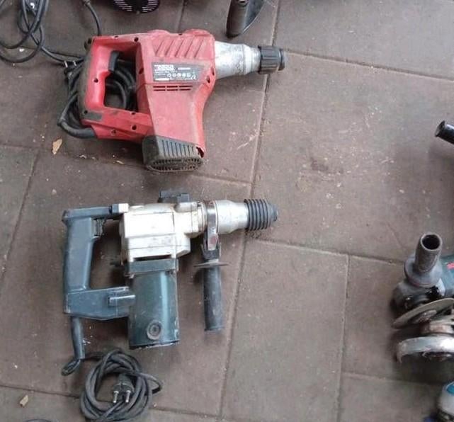 2x Electrische Boorhamer, Ophalen of Verzenden, Gebruikt, Boor- en/of Breekhamer, Klopboormechanisme
