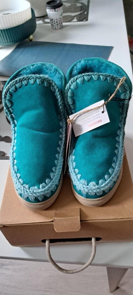 DAMES MOU BOOTS MAAT 36., Kleding | Dames, Schoenen, Ophalen of Verzenden, Nieuw, Blauw