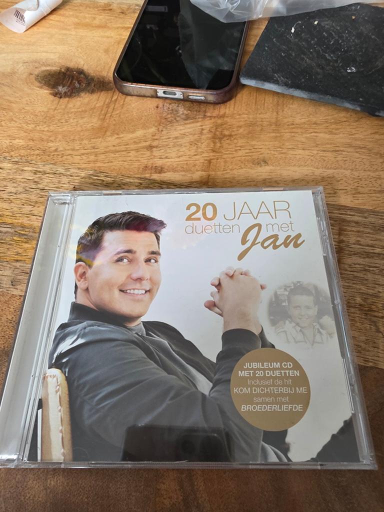 Jan Smit - 20 Jaar Duetten CD, Cd's en Dvd's, Ophalen of Verzenden, Zo goed als nieuw, Levenslied of Smartlap