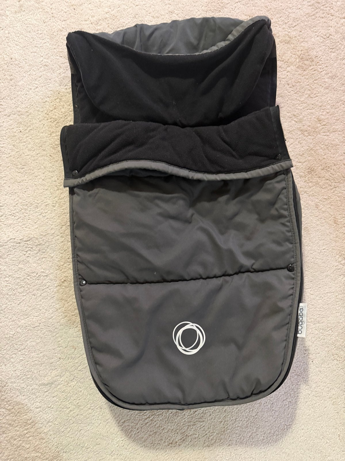 Bugaboo Voetenzak - Grijs, Kinderen en Baby's, Ophalen of Verzenden, Gebruikt, Bugaboo