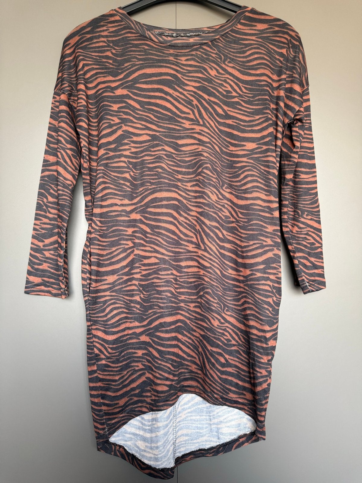 Laura di Sarpi jurk met zebraprint, Meerkleurig, Ophalen of Verzenden, Zo goed als nieuw, Maat 36 (S)