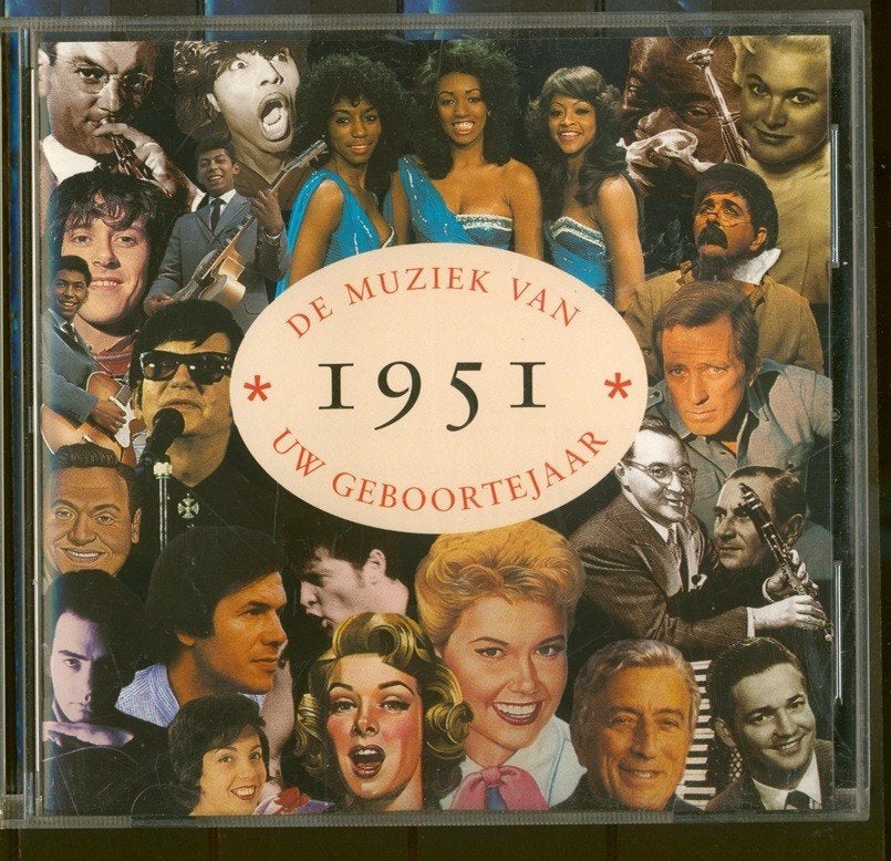 De muziek van Uw Geboortejaar 1951 CD-58 jdu, Ophalen of Verzenden, Voor 1960, Zo goed als nieuw