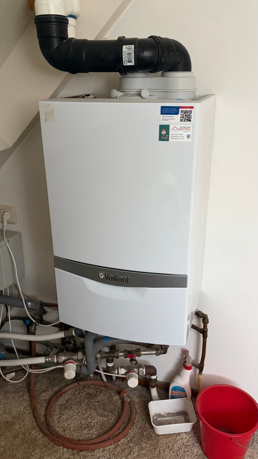 Vaillant ecoTEC plus HR-gasketel uit 2016, Ophalen of Verzenden, Gebruikt, Cv-ketel of Combi-ketel, Hoog rendement (Hr)