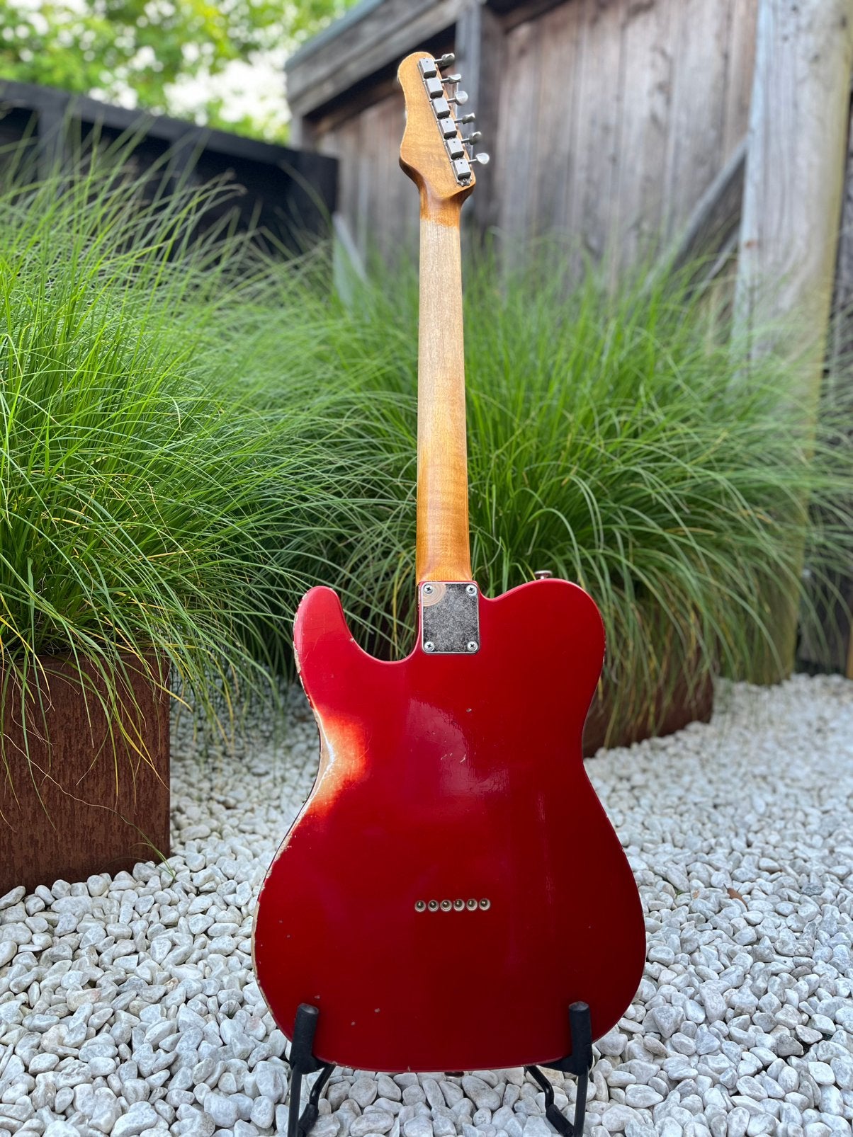 Haar telecaster Candy Apple Red 2025, relic, Ophalen, Zo goed als nieuw, Solid body, Overige merken