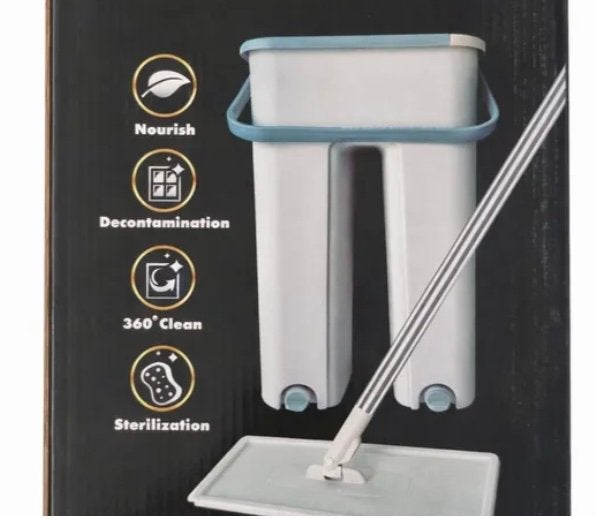 MALIYA premium Scratch Cleaning Mop met emmer, Ophalen of Verzenden, Mop of Dweil