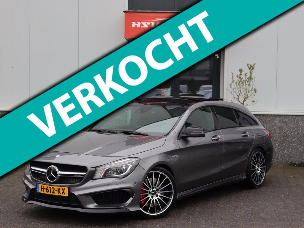 Mercedes-Benz CLA-klasse Shooting Brake AMG 45 4MATIC Orange, Automaat, CLA, Gebruikt, Euro 6
