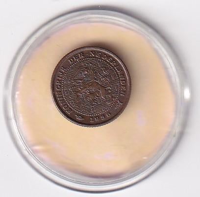 1/2 Cent 1936 ruim zeer Netjes, Verzenden, Koningin Wilhelmina, Overige waardes, Losse munt