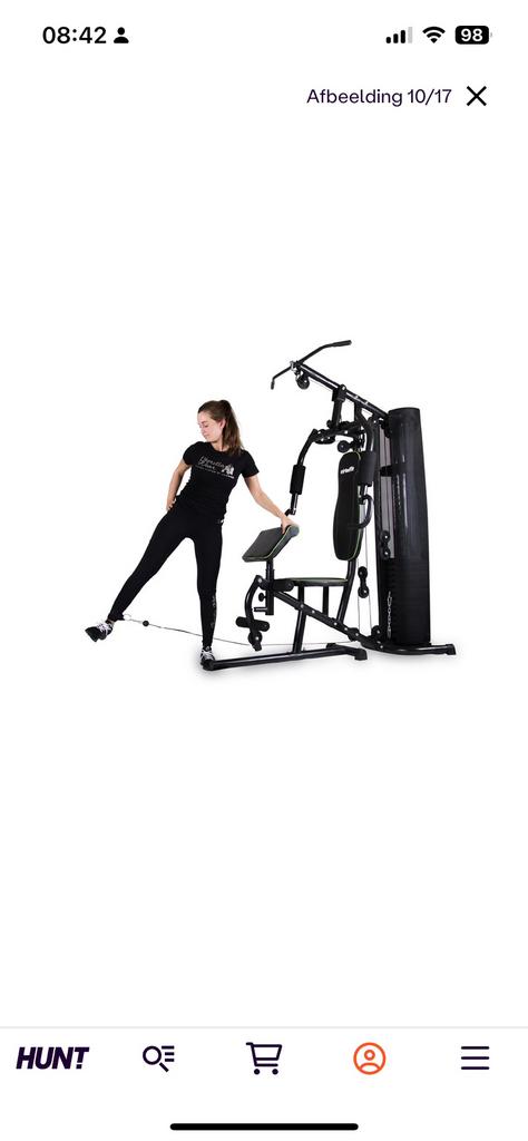 VirtuFit KH100 Homegym - Compleet Krachtstation, Sport en Fitness, Fitnessapparatuur, Ophalen, Gebruikt, Krachtstation, Armen