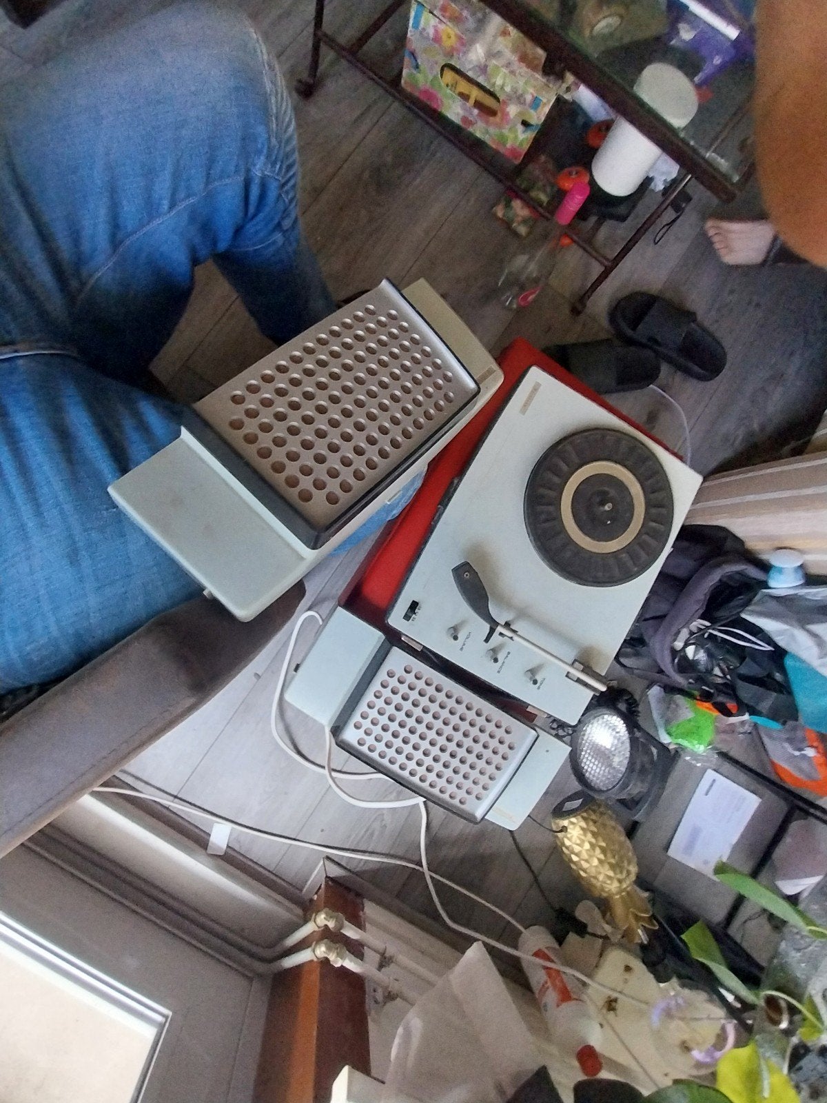 Vintage Philips Platenspeler - Klassiek Design, Audio, Tv en Foto, Platenspelers, Ophalen of Verzenden, Philips