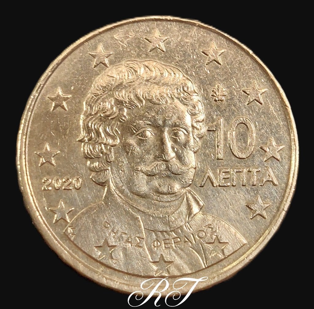 Griekse 10 euro cent munt uit 2020., Postzegels en Munten, Munten | Europa | Euromunten, Losse munt, 10 cent, Griekenland, Ophalen of Verzenden