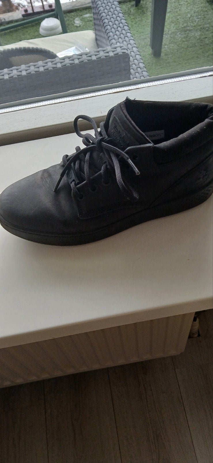 TIMBERLAND halfhoge schoenen mt 41, Verzenden, Zwart, Lage of Enkellaarzen, Zo goed als nieuw