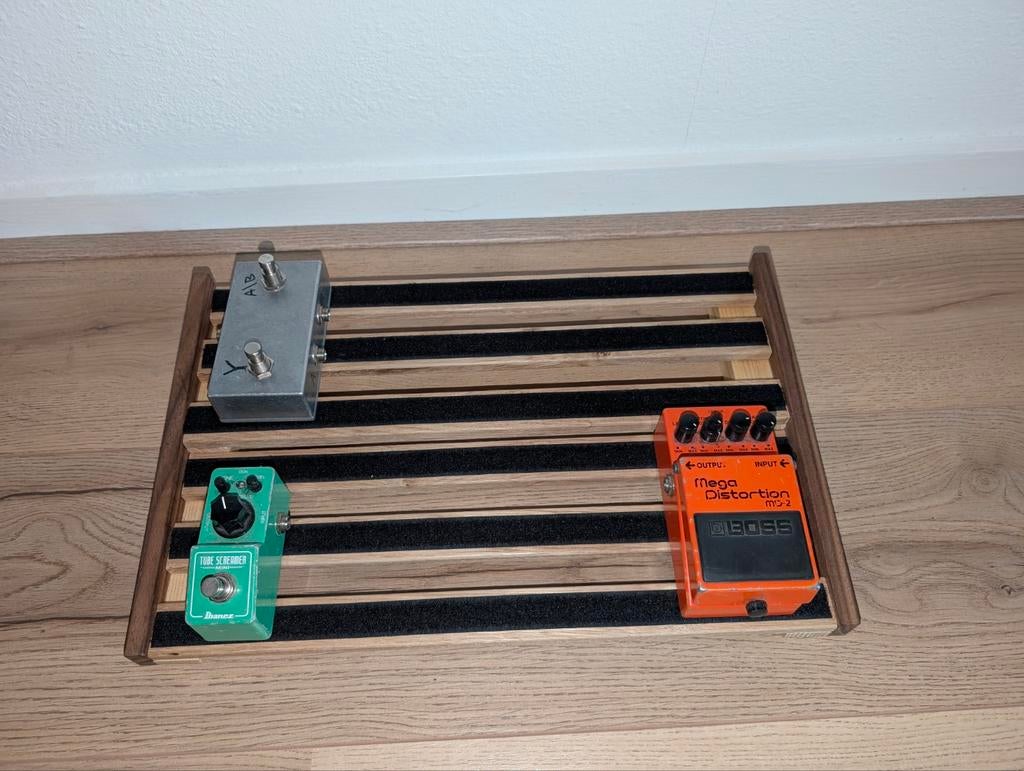 Houten Pedalboard voor Gitaar Effectpedalen, Ophalen of Verzenden, Nieuw, Overige typen