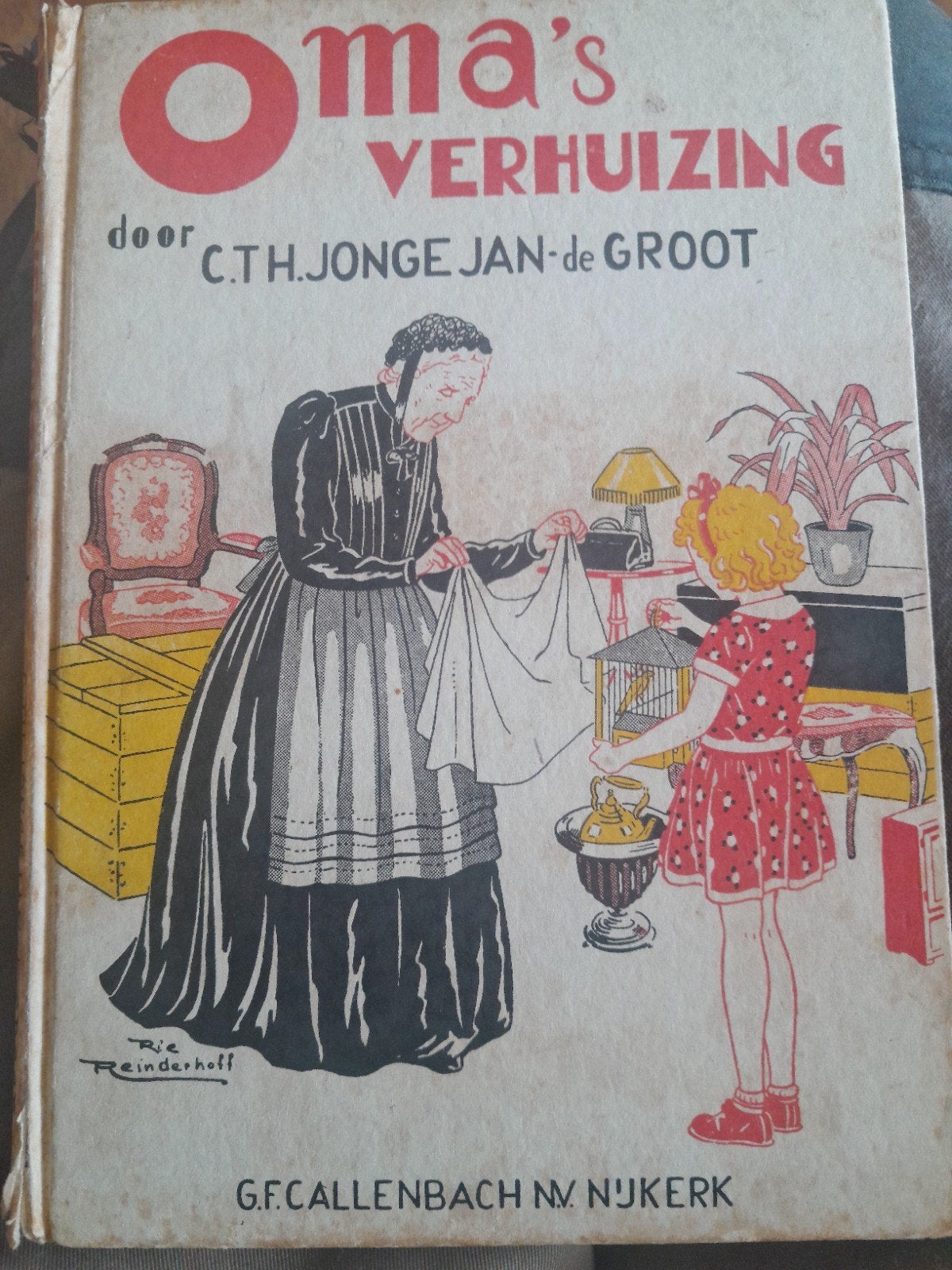 Oma's verhuizing (C T H Jongejan-de Groot), Antiek en Kunst, Ophalen of Verzenden