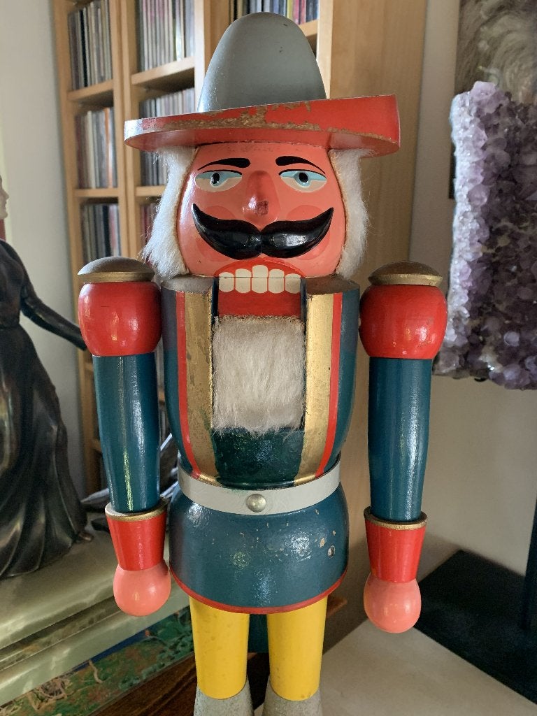Grote houten musketier notenkraker uit voormalig DDR, Verzamelen, Ophalen of Verzenden, Huis en Inrichting