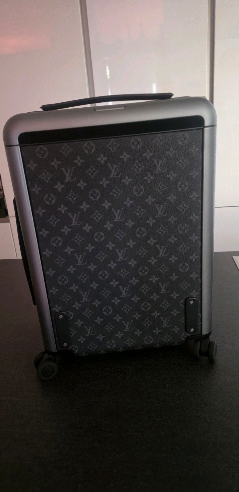 Louis Vuitton Horizon 50 Monogram Eclipse – Nieuw & Compleet, Ophalen, 40 tot 60 cm, Zwart, Nieuw