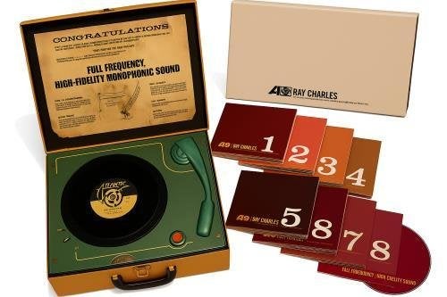 Ray Charles 7 cd 1 dvd Pure Genius suitcase styled box, Gebruikt, Ophalen of Verzenden, Import, Soul