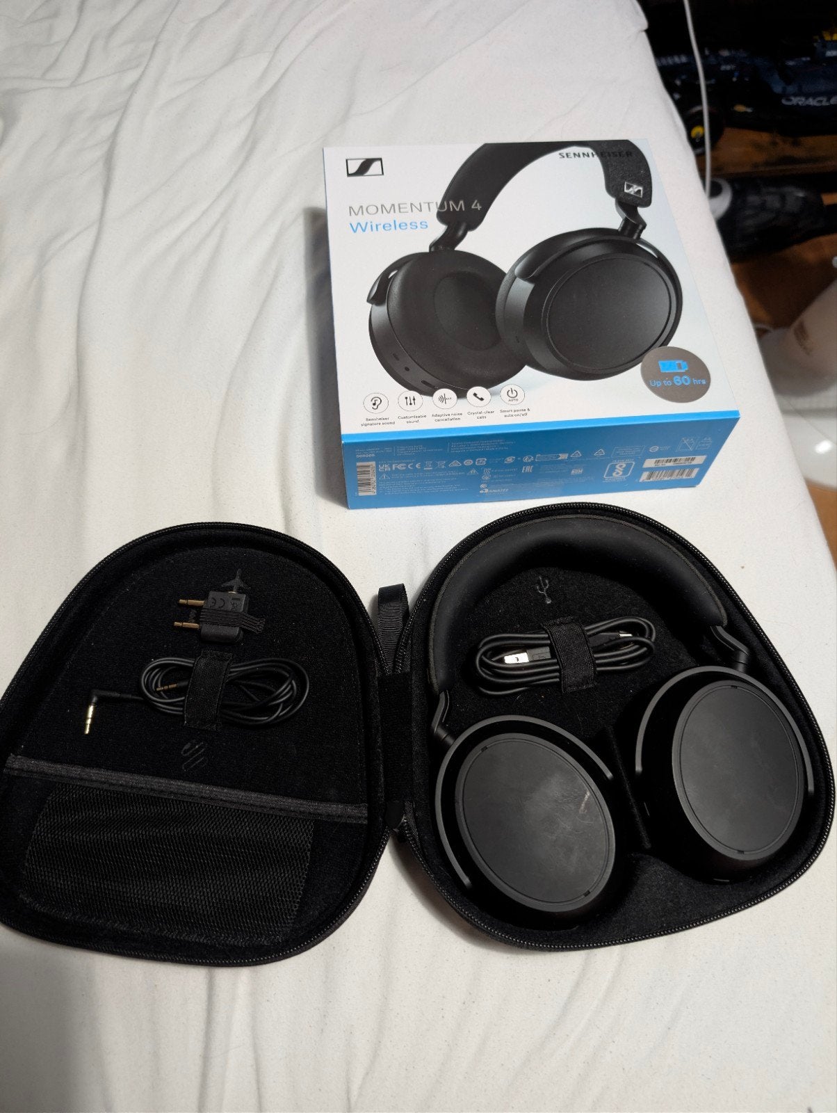 Sennheiser Momentum 4 Wireless koptelefoon, Audio, Tv en Foto, Koptelefoons, Ophalen, Sennheiser, Draadloos, Zo goed als nieuw