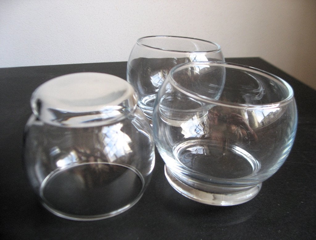 Deens design , drie wankel glazen Normann Copenhagen, Ophalen of Verzenden, Zo goed als nieuw, Overige typen