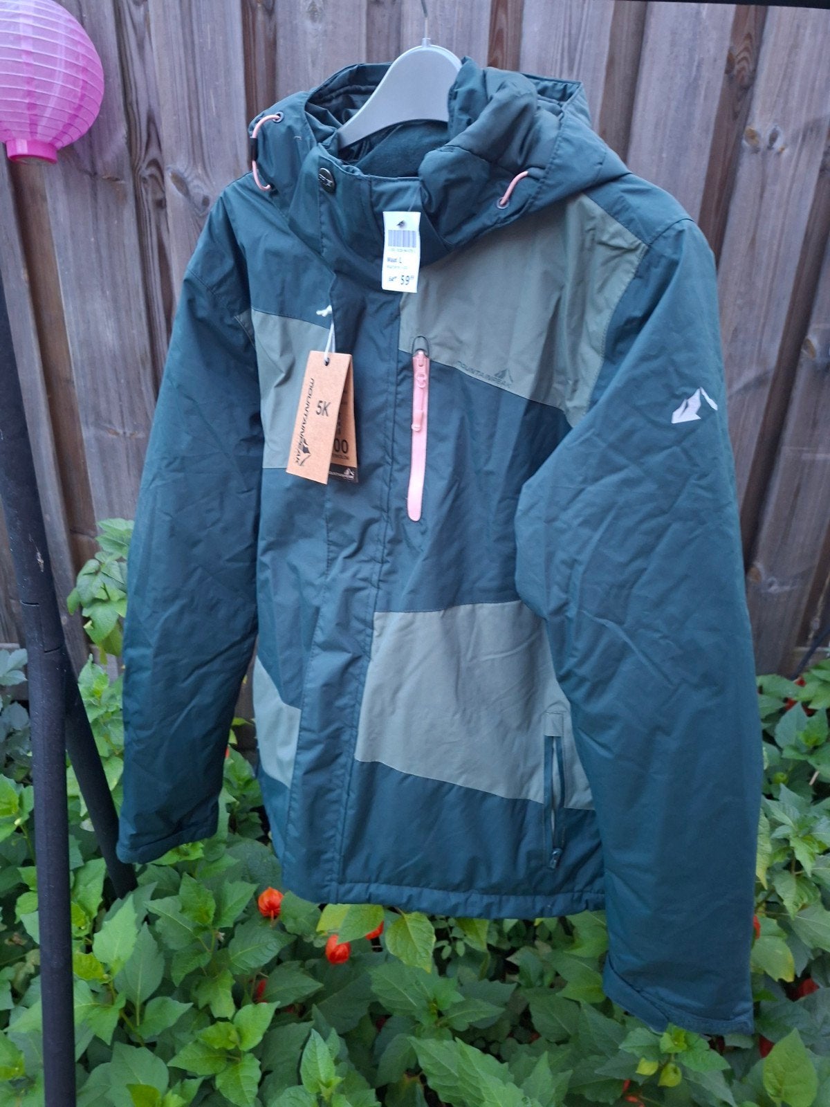 Mountain Peak outdoor jas, waterdicht en ademend, maat L, Maat 42/44 (L), Nieuw, Ophalen of Verzenden, Jack
