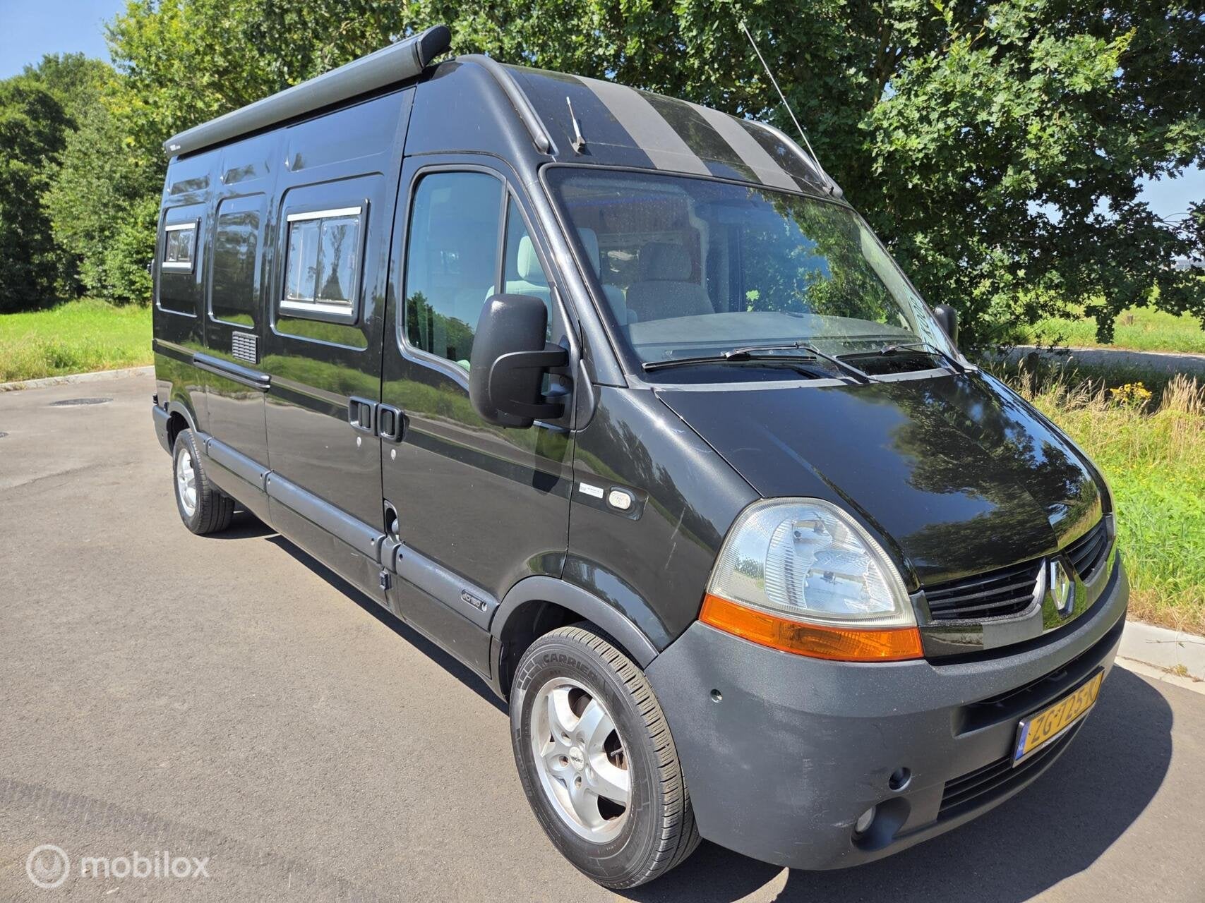Renault Master L3H2 Buscamper 2008 Automaat 146PK 2x airco, Caravans en Kamperen, Campers, Buscamper of Camperbus, Bedrijf, Diesel