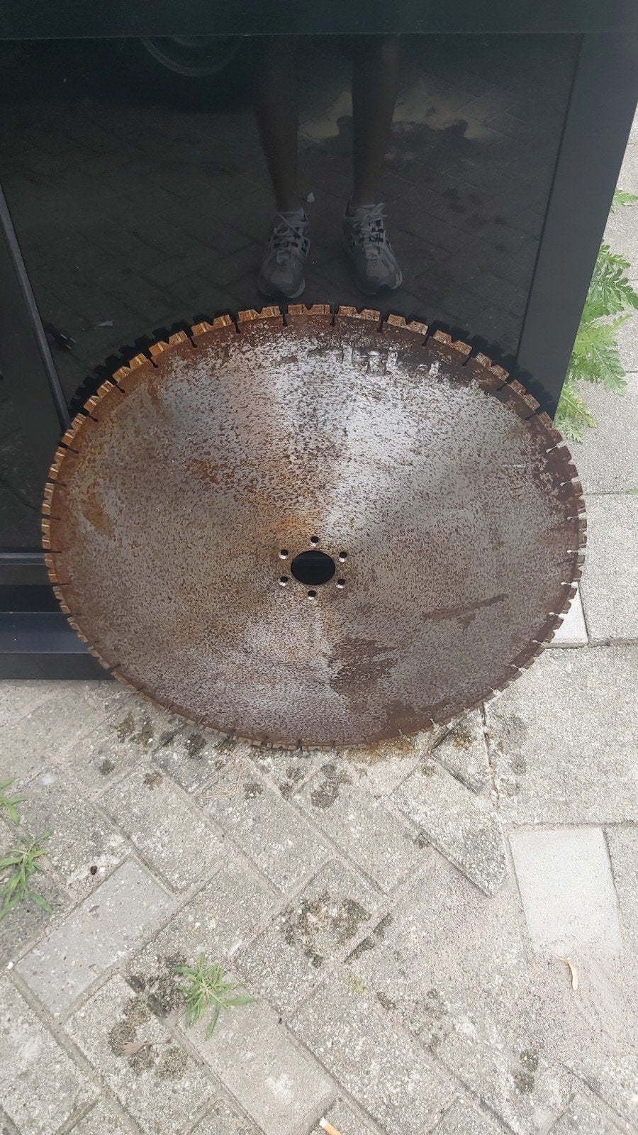 Grote roestige zaagblad, Ophalen, Gebruikt, Cirkelzaag, 30 tot 70 mm