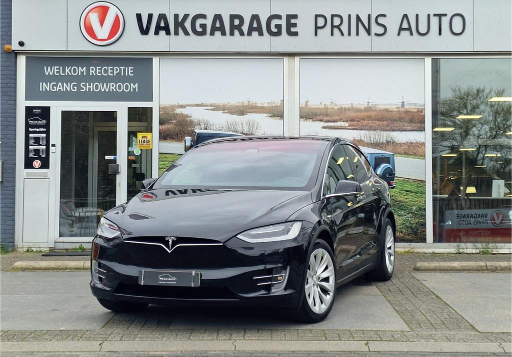 Tesla Model X 100D |TREKHAAK|STOELVW|CARPLAY|BTW|€ 0,35 -, Auto's, Tesla, Bedrijf, Te koop, Model X, 4x4, ABS, Achteruitrijcamera