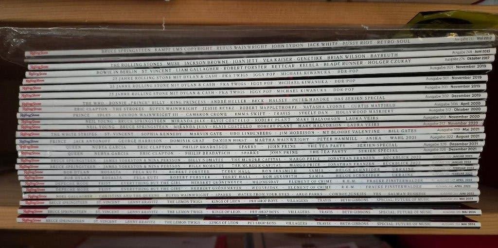 Rolling Stone Magazines (20 stuks, Duitse editie), Ophalen of Verzenden, Zo goed als nieuw, Muziek, Film of Tv