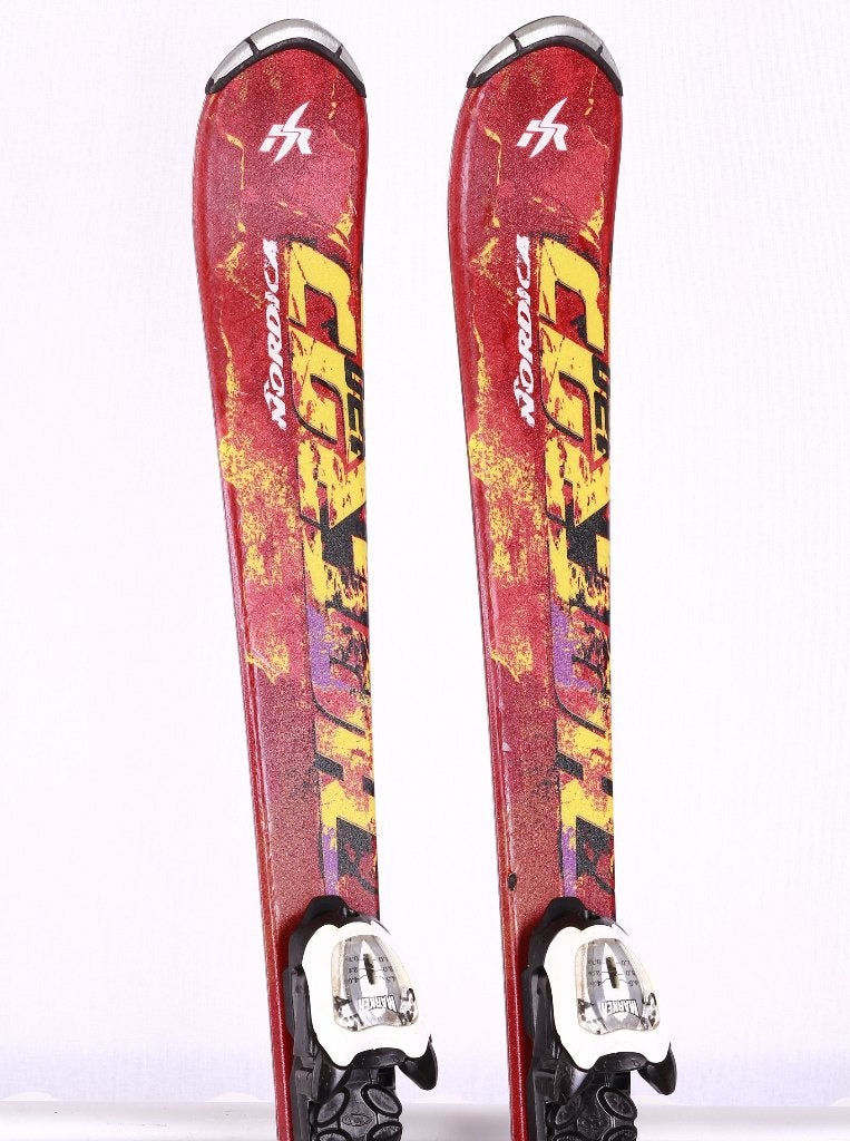120 kinder ski's NORDICA HOT ROD + Marker 7, Gebruikt, 100 tot 140 cm, Ophalen of Verzenden, Carve