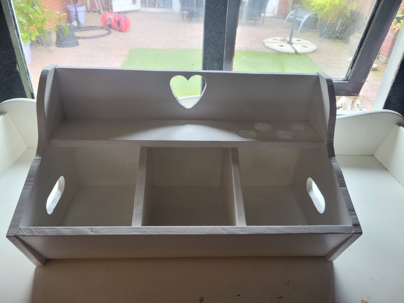 Grote brocante gruttersbak, Ophalen
