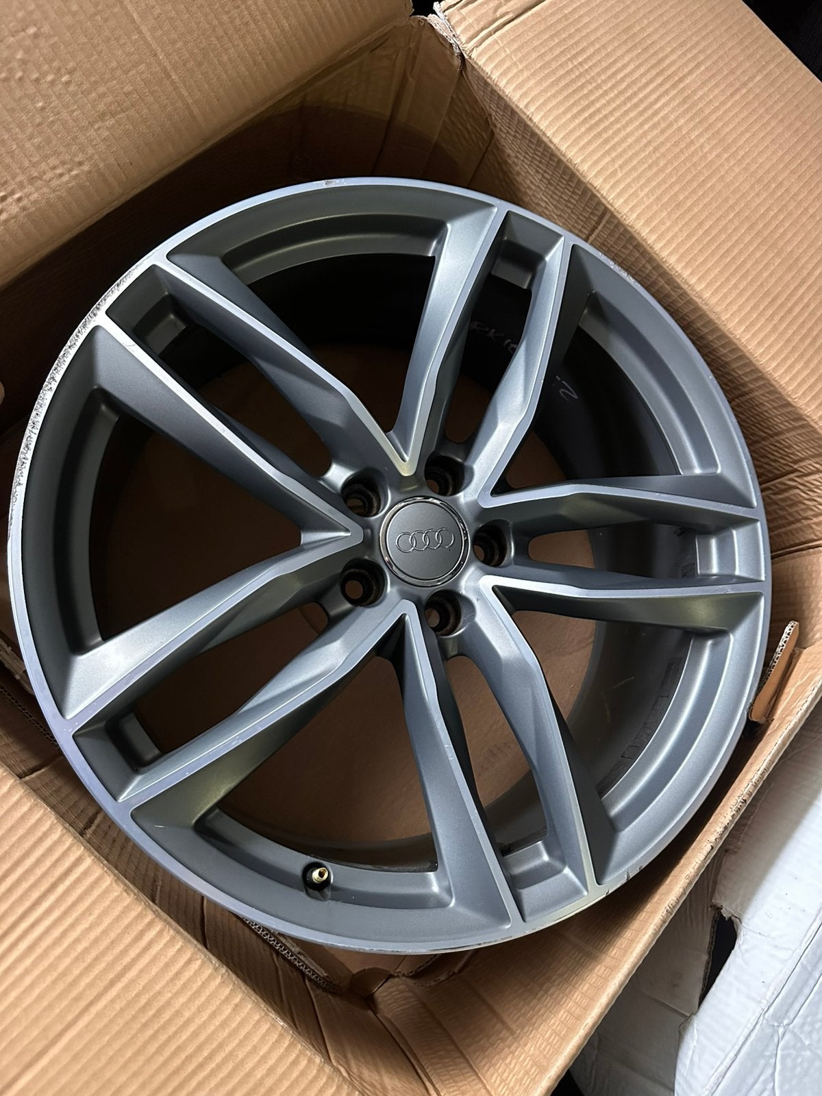 4x Nette Originele OEM Audi RS6 S6 20 inch velgen!, Auto-onderdelen, Banden en Velgen, Ophalen, 255 mm, Velg(en), 20 inch