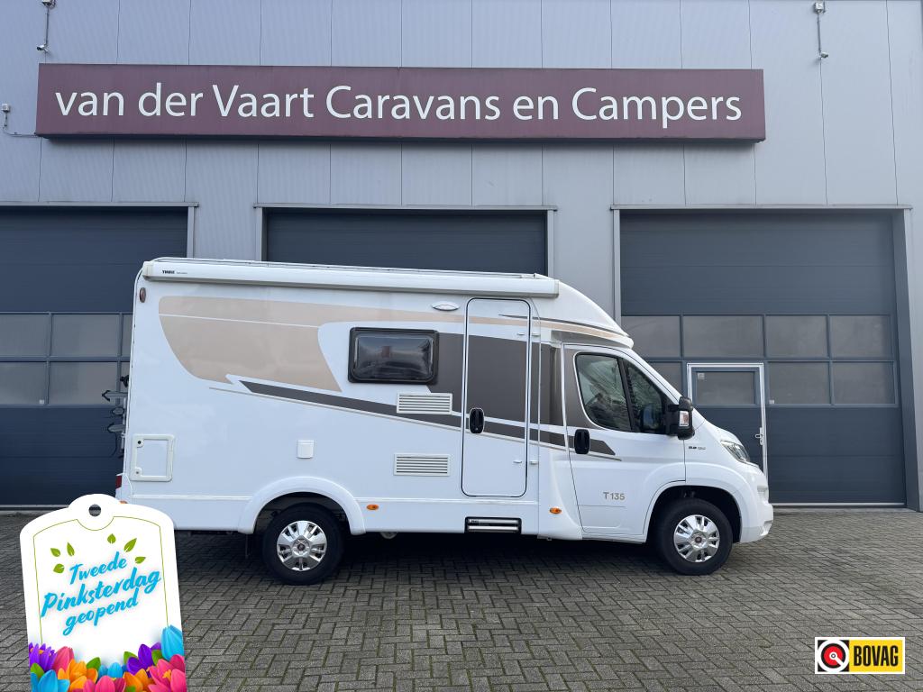 Carado T135 Totaal lengte 599 cm, Standaard zit, Koelkast, Fiat, Tot en met 2