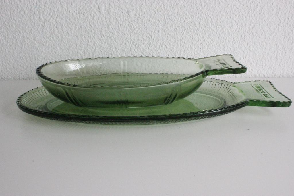 Serax Fish & Fish by Paola Navone schalen, Gebruikt, Ophalen of Verzenden, Overige stijlen, Glas