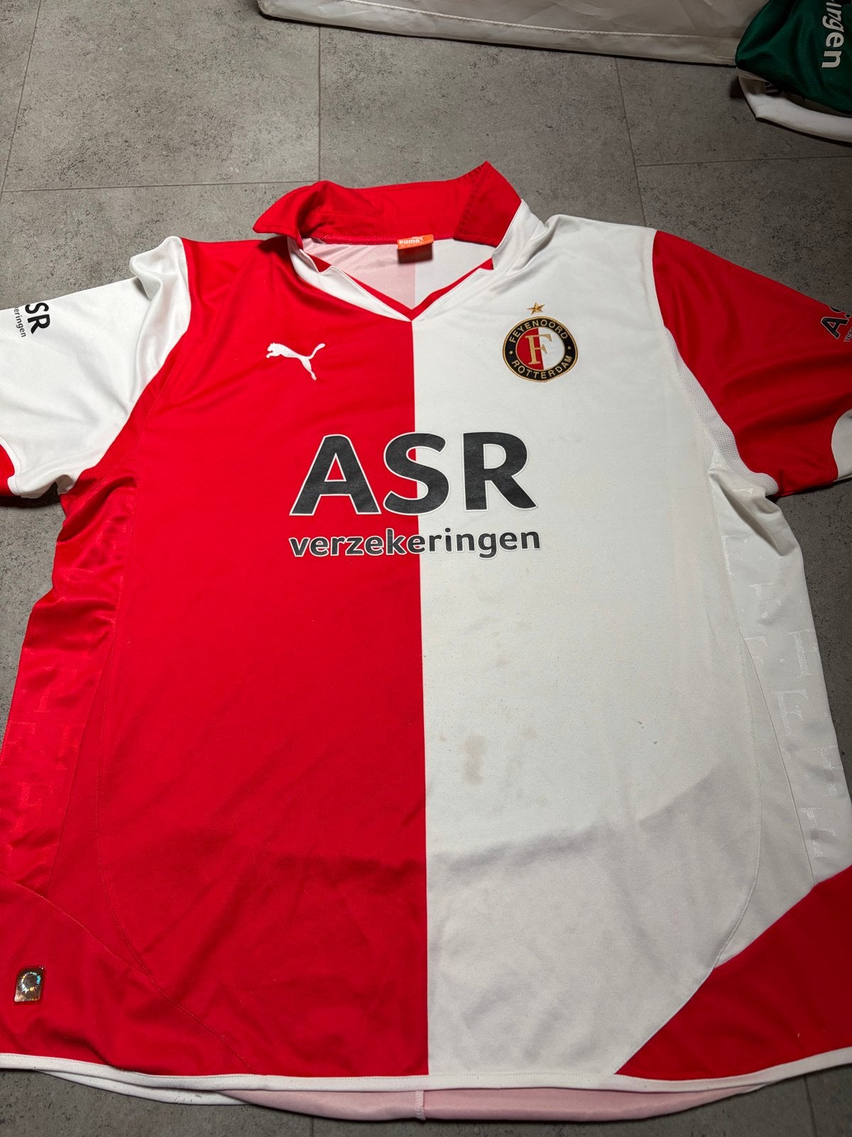 Feyenoord Thuisshirt 2010/2011 Maat XXL, Ophalen, Gedragen, Maat 56/58 (XL), Rood