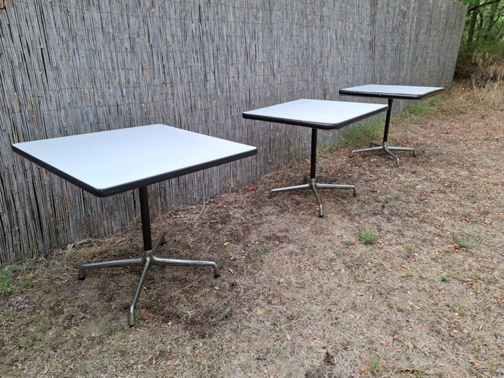 Tafels Eames Miller Vitra origineel 80x80, Ophalen, Gebruikt